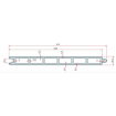COMPOSITE FENCING 200x20mm Honorwood  - White Wall Boards - LM